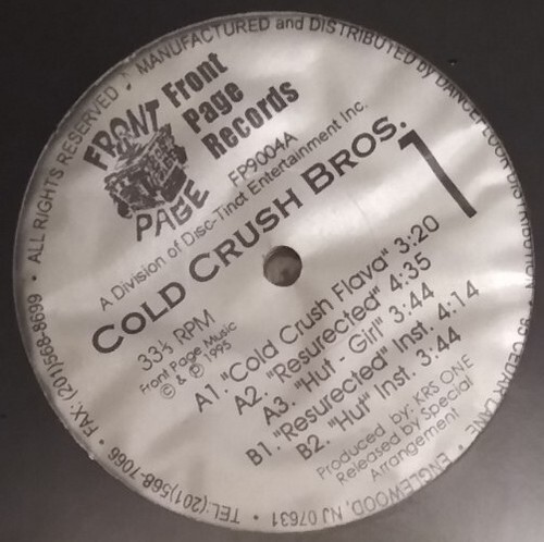 COLD CRUSH BROS. -Cold Crush Flava / Resurected- SEALED 12" Vinyl Sings KRS-One - Picture 2 of 4