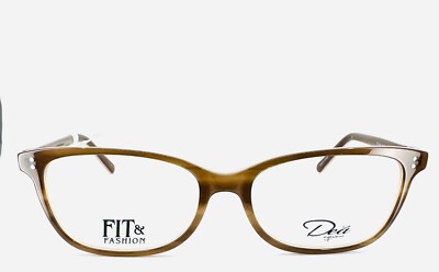 DEA EYEWEAR DE-02036 EYE SPY TAN Brown Rectangle Eyeglasses 58-18-145 B:39 