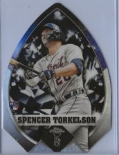 2022 Topps Chrome Ben Baller BBDC3 Spencer Torkelson Die Cut Refractor Tigers