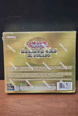 Yugioh Zexal In Yu-Gi-Oh! Sealed Booster Packs Yu-Gi-Oh! Maximum Gold El  Dorado Box - 1st Edition Sealed With 4 Packs, NEW