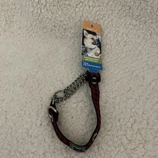 RC Pet Products Training Collar Small 7”-9” Lumberjack Plaid Red Black NWT