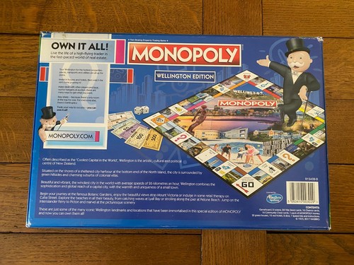 Monopoly Wellington, Gioco da Tavolo Nuova Zelanda - Foto 7 di 11