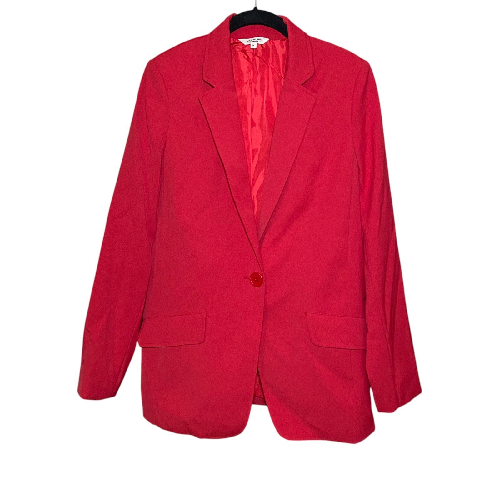 Max Studio Blazer Single Button Lined Medium Colo… - image 1