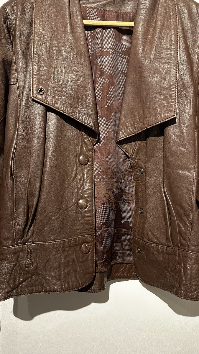 vintage leather jacket | eBay UK