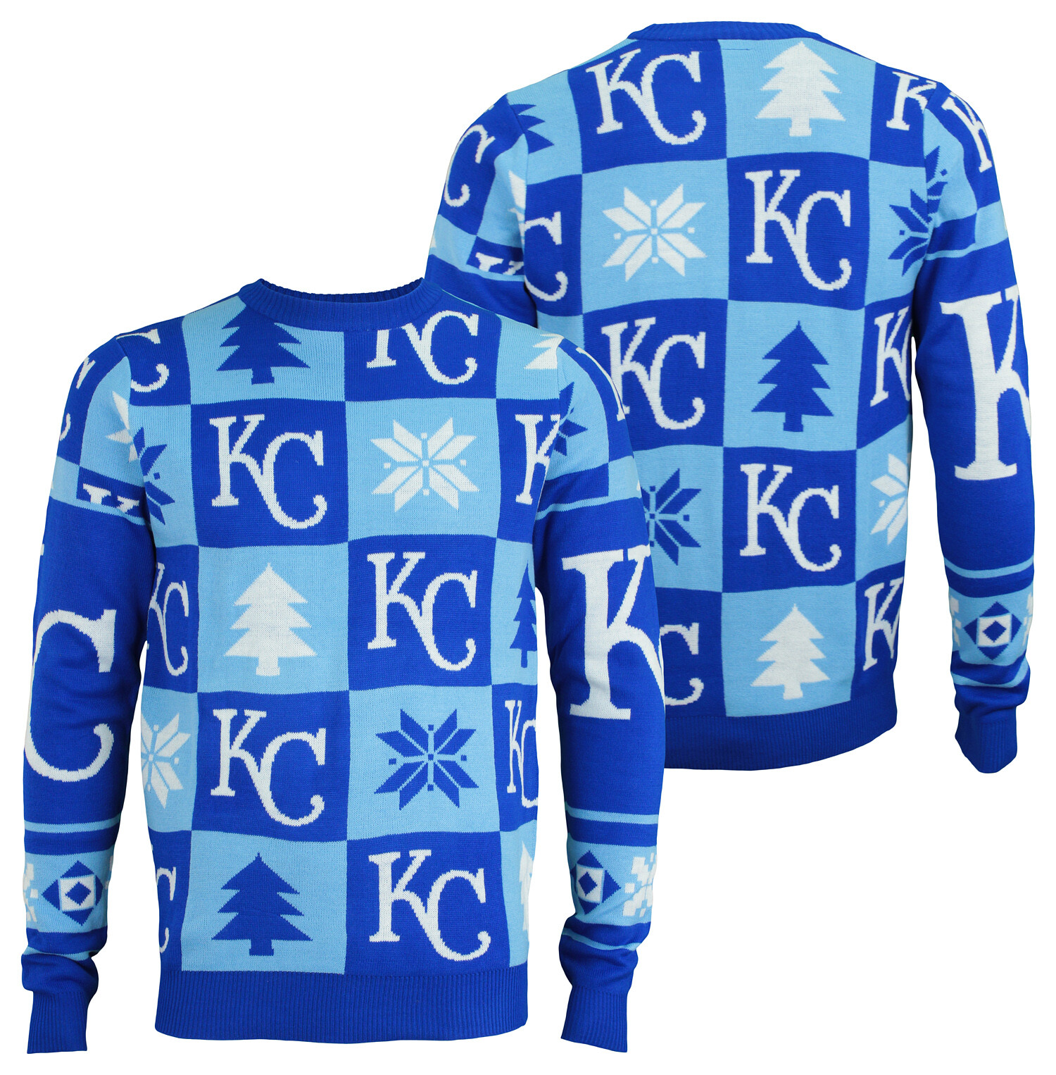Мужской свитер с круглым вырезом от Forever Collectibles MLB Kansas City Royals