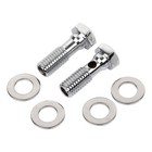 Chrome Head Breather Bolts Kit For Harley Electra Glide Softail Dyna Sportster