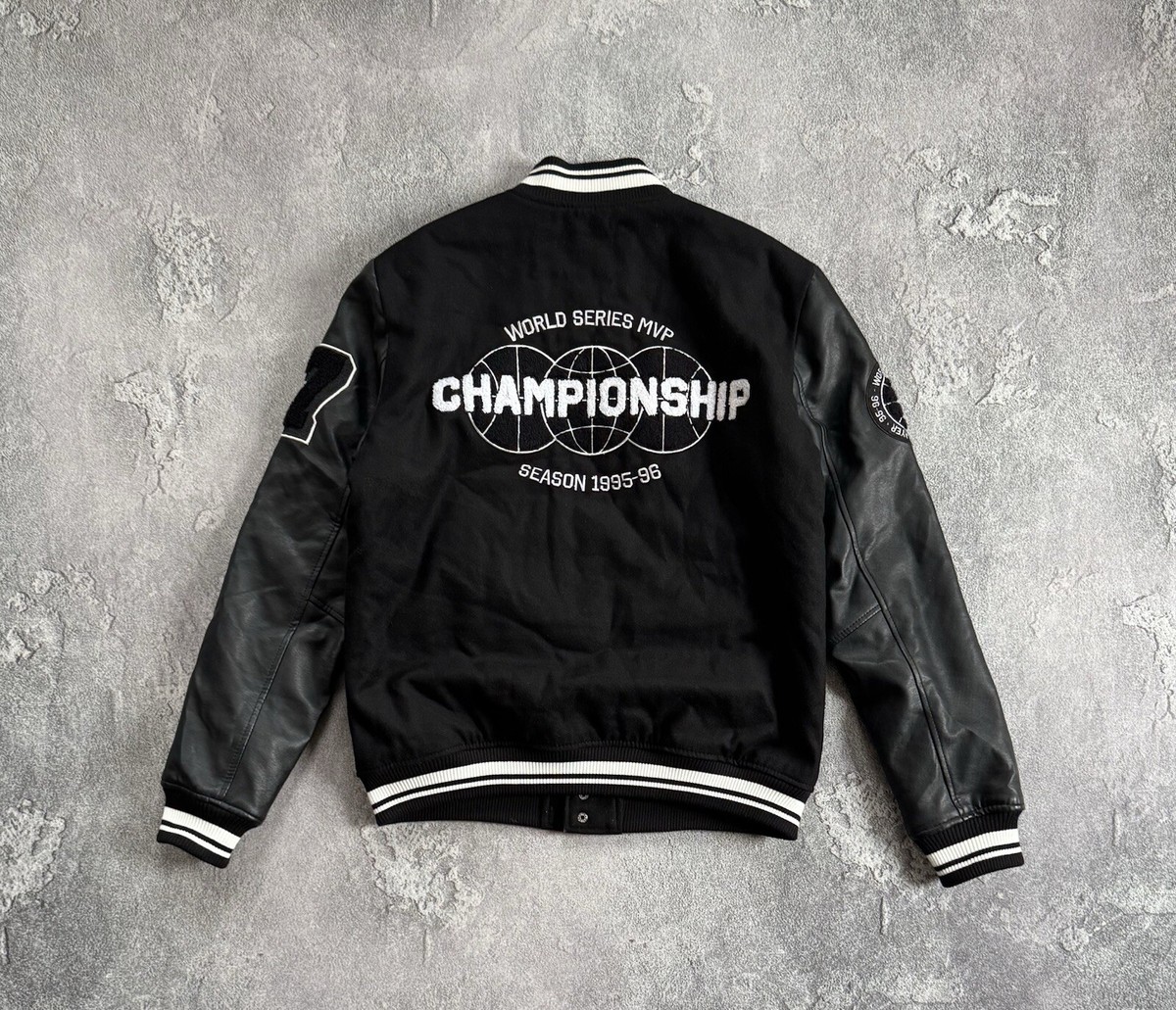 Championship World Series M varsity Bomber Jacket Y2K Championship World Series M varsity Bomber Jacket Y2K