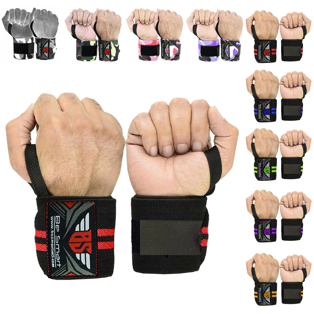 Weight Lifting Training Gym Strap Hand Bar Wrist Support Glove Bodybuilding  Wrap