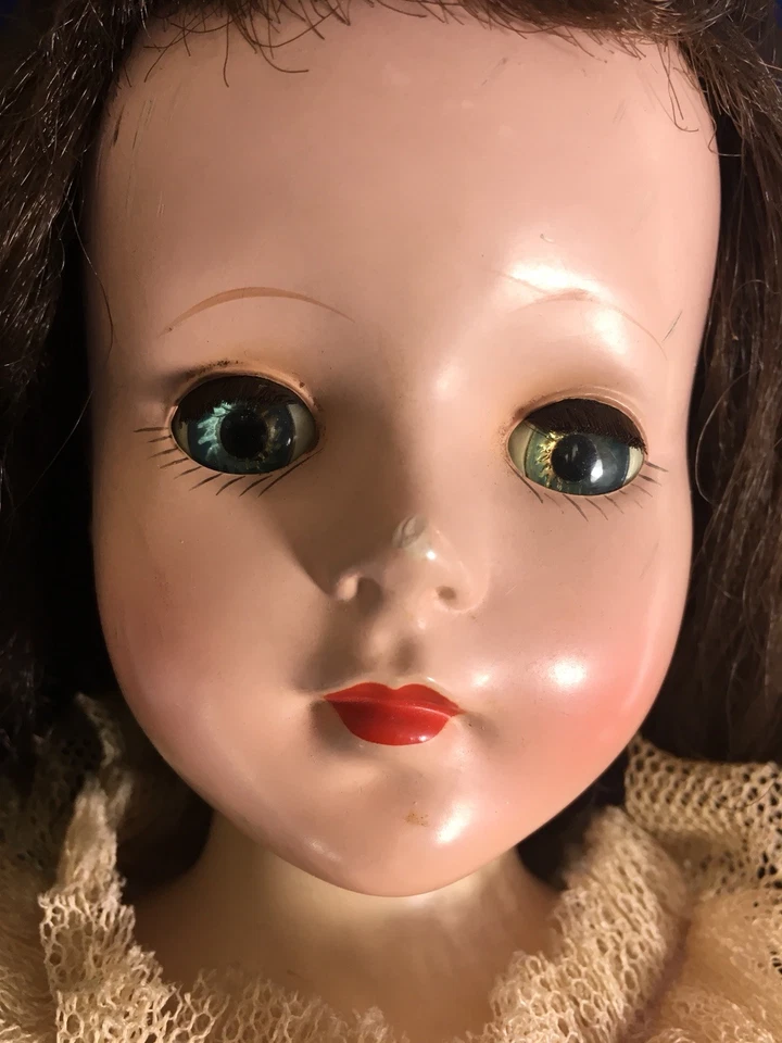 Muñeca Composición Vintage Sin Marca 17" Foto 4 de 4