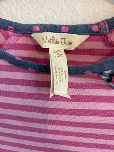 Matlida Jane Girls Size 8 Lot of 4 Garments - Dresses, Shirt, Hooded Vest - Picture 10 of 15