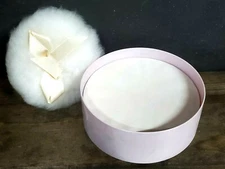 Gloria Vanderbilt Silkening Body Powder ~ 4 oz, 113 g ~ WITH PUFF, MISSING LID