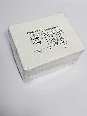 AUKENIEN Contactor 2 Pole 30 Amp  2P 30A 24V Coil Voltage Air Conditioner AC