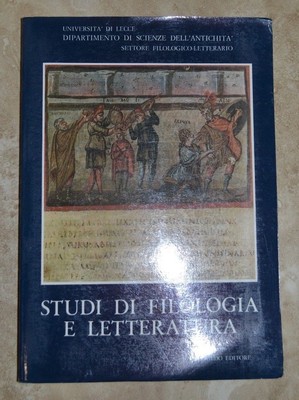 STUDIEN DER PHILOLOGIE UND LITERATUR - ED:URLAUB - JAHR: 1986 (IC)