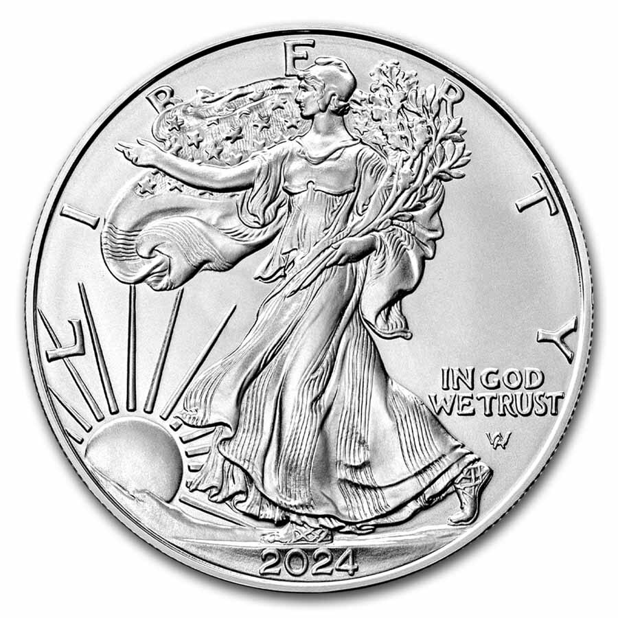 2024 1 oz American Silver Eagle Coin BU (Monster Box) eBay