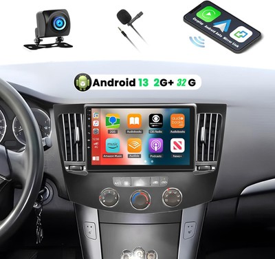 9'' Android 13 CarPlay Car GPS Stereo Radio Navi FM For 2009-2010 Hyundai Sonata
