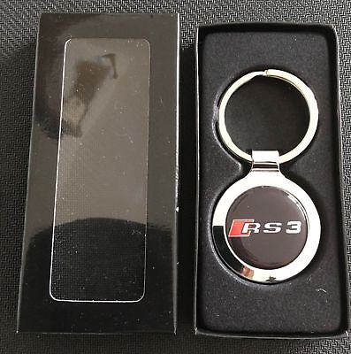 AUDI RS3 METAL KEYRING IN QUALITY GIFT BOX A3 RS3 | eBay