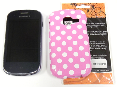 Samsung Galaxy SCH-R740C - Blue and Silver ( Cricket ) Rare