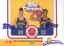 2023 Topps McDonald's All American Chrome Basketball Factory Sealed Blaster Box!