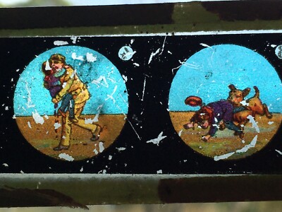 Plaque De Verre Pour Lanterne Magique Ancienne - DV1727 - Dans Sa Boîte