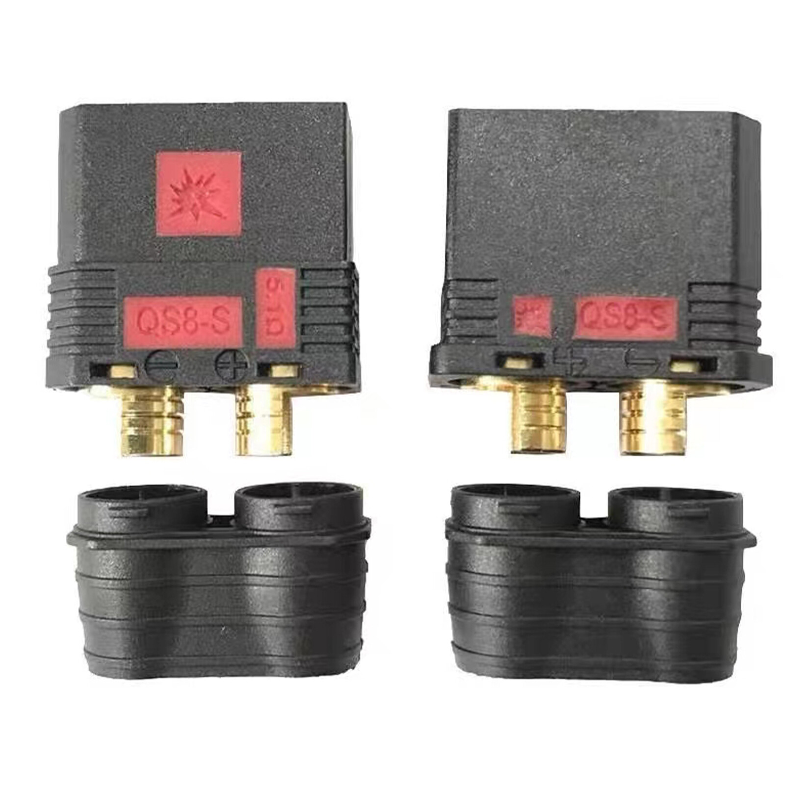 DC 450V 120A QS8 Male+Female Plug Anti-Spark Connector for RC Model Lipo Battery