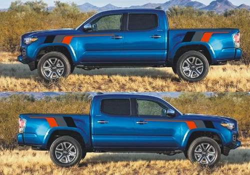 Custom FOR Toyota Tundra Tacoma Trunk Decal Graphic Racing Stripe Car Sticker - Bild 6 von 11