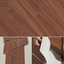 5m² Floor Planks Tiles Self Adhesive Wood Effect PVC Flooring Kitchen Bathroom