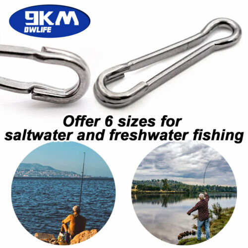 Fishing Snap Connector Hawaii Snap Stainless Steel Fishing Carabiner Quick Chang - Picture 7 of 13