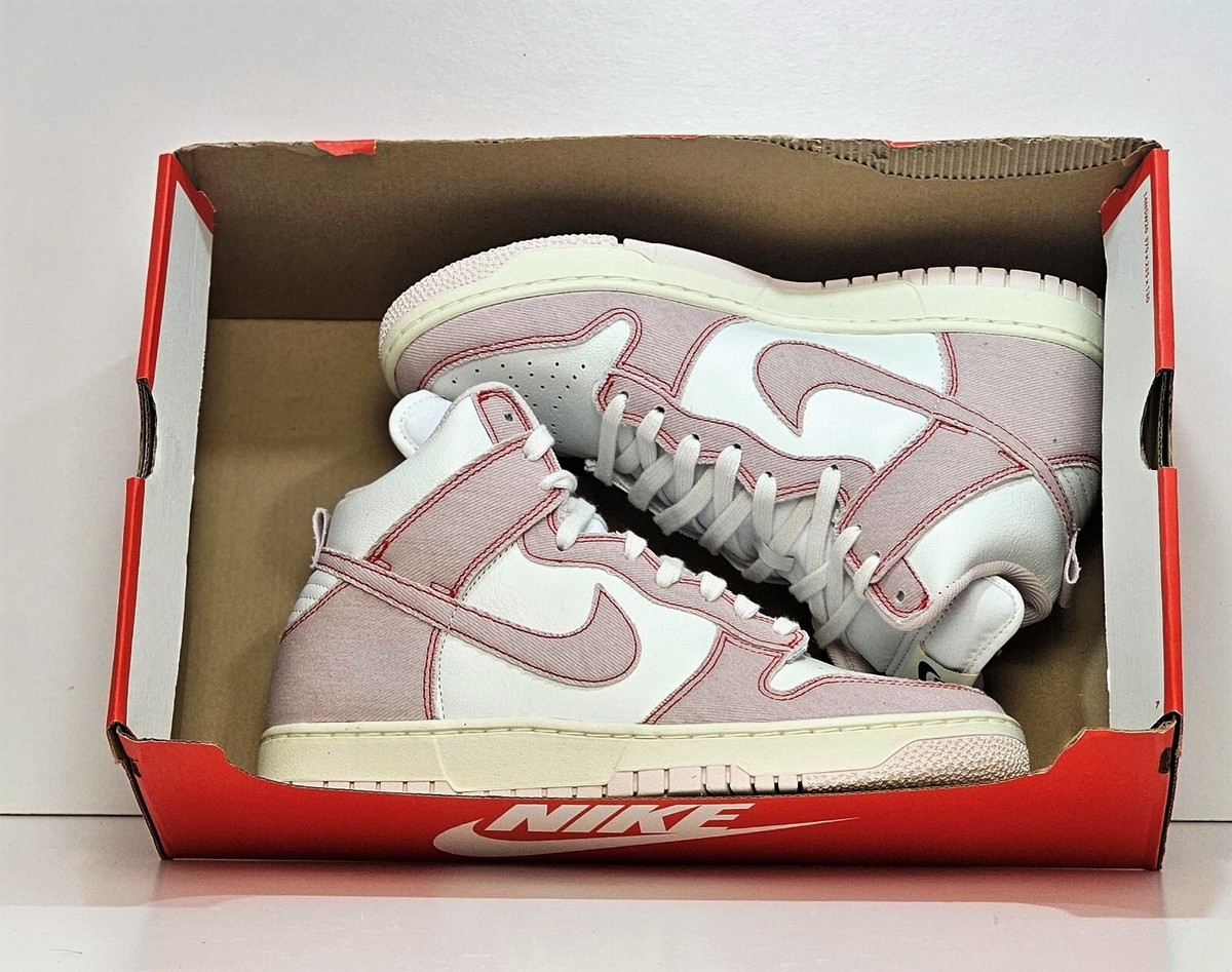 Nike Dunk High 1985 Trainers `Pink Denim` DQ8799-100 | eBay UK