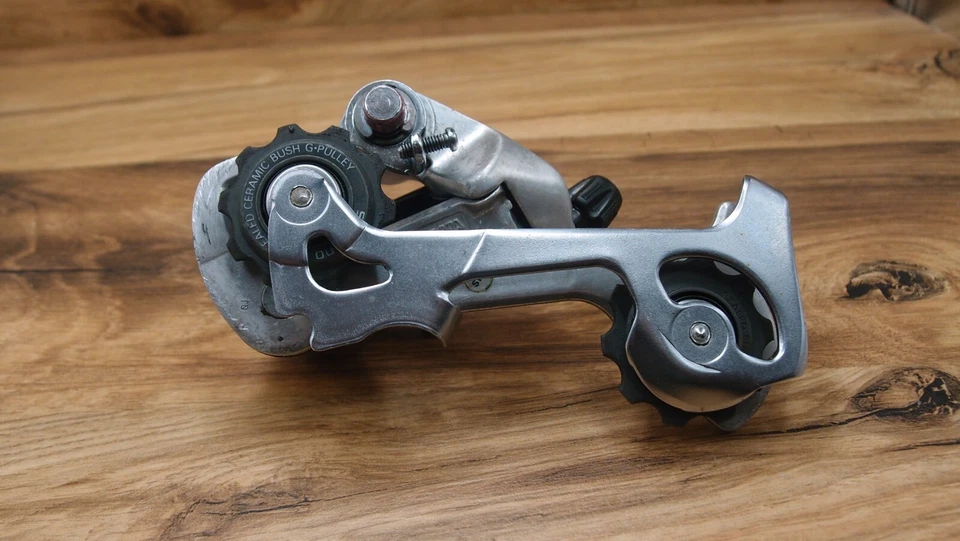 1992 задний переключатель Shimano Deore XT RD-M735 VIA Япония длинная клетка 7 sp - Изображение 3 из 4