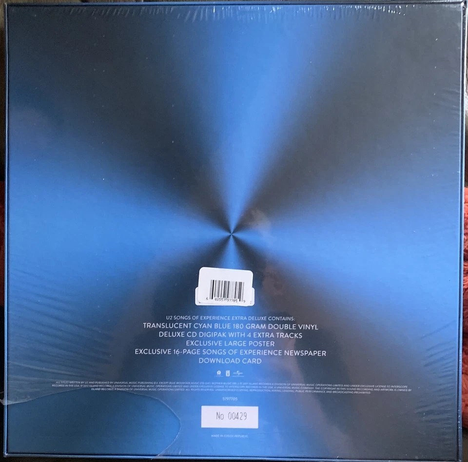 U2 - Songs Of Experience (Extra Deluxe LTD Box Set) numbered #429 Shelf Wear - Image 4 of 4