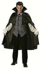 Halloween Costume Adults Mens Large MIDNIGHT VAMPIRE Dracula MSRP  119.99 NEW