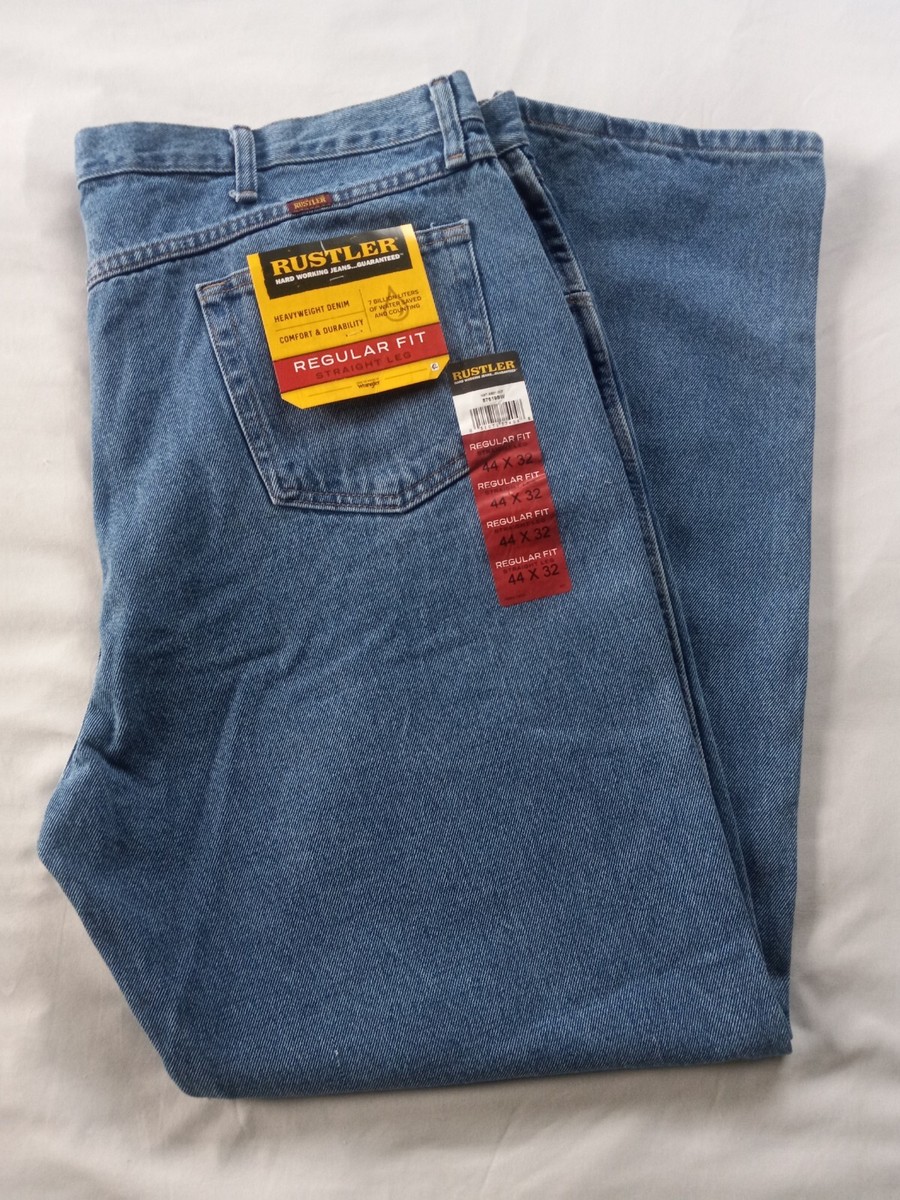 Rustler Jeans Wrangler Jeans 44 X 32 Wrangler Rustler Rustler Men&