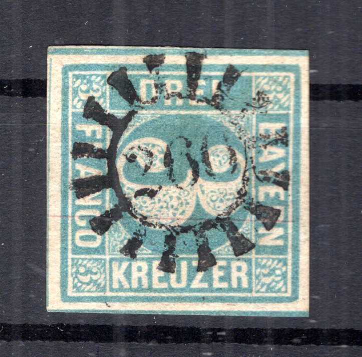 Bavaria Number Plate GMR 260 Embossed (B3018)