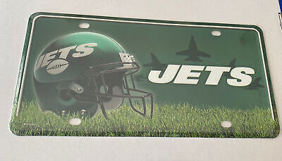 New York Jets License Plate Metal Tag Car Auto Tag MTG