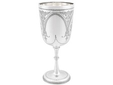 Antique Victorian Sterling Silver Goblet (1895)