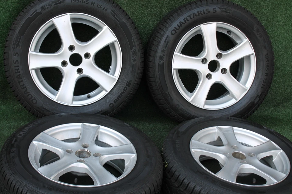 Peugeot 307 3* Citroen C4 L Winterräder 195/65 R15 91H ca.8mm DOT3121 - Bild 3 von 4