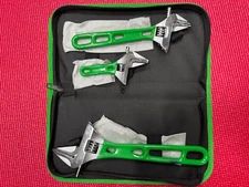 Matco 3pc. Exoskeleton Adjustable Wrench Set SAEW3G - Green