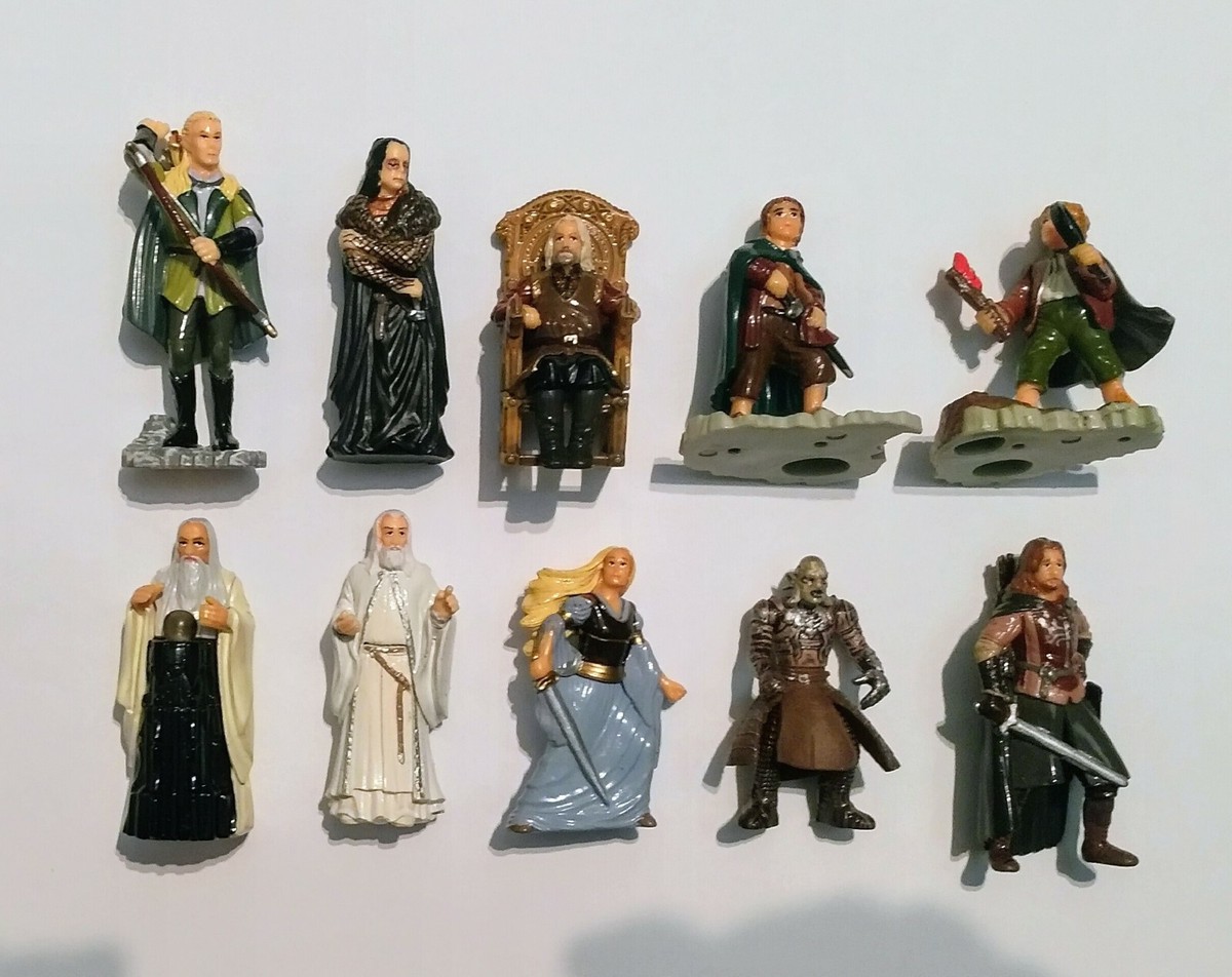 LORD OF THE RINGS 2 LOTR KINDER SURPRISE FIGURES SET - FIGURINES