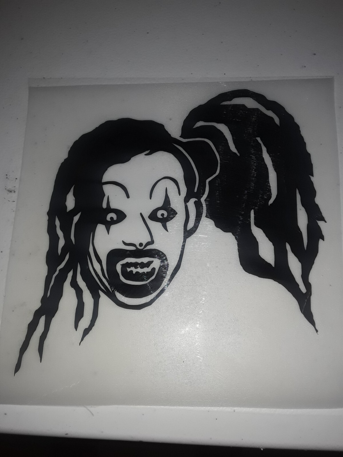 Pale girl Terrifier vinyl window decal eBay