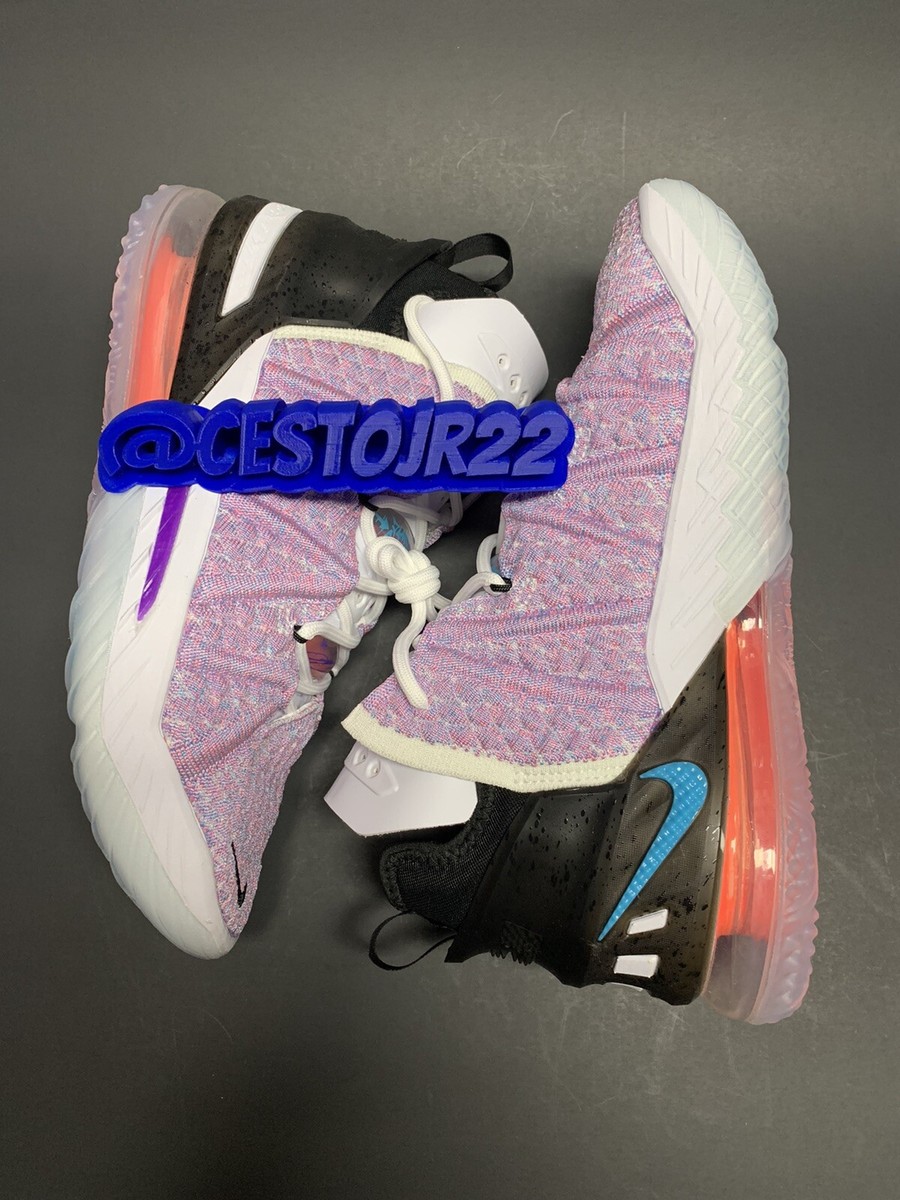 NIKE LEBRON 18 XVIII GRAFFITI [CQ9283 900] WHAT THE KING MAX AIR