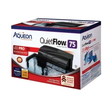 Aqueon QuietFlow 75 LED PRO Aquarium Power Filter for Aquariums up to 90 Gallons
