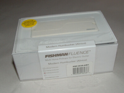 Fishman Fluence PRF-M38-AW1 8 String Modern Humbucker Alnico 3 Voices WHITE