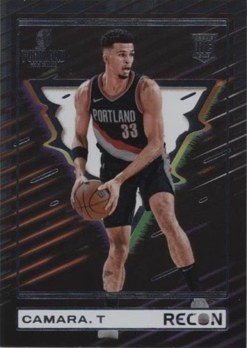 35 ) Toumani Camara 2023-24 One & One RC Rookie Autograph Purple 