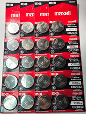 20 PK CR2032 MAXELL MADE IN JAPAN DL2032 ECR2032 GREAT EXP 12/2036 FREE SHIP