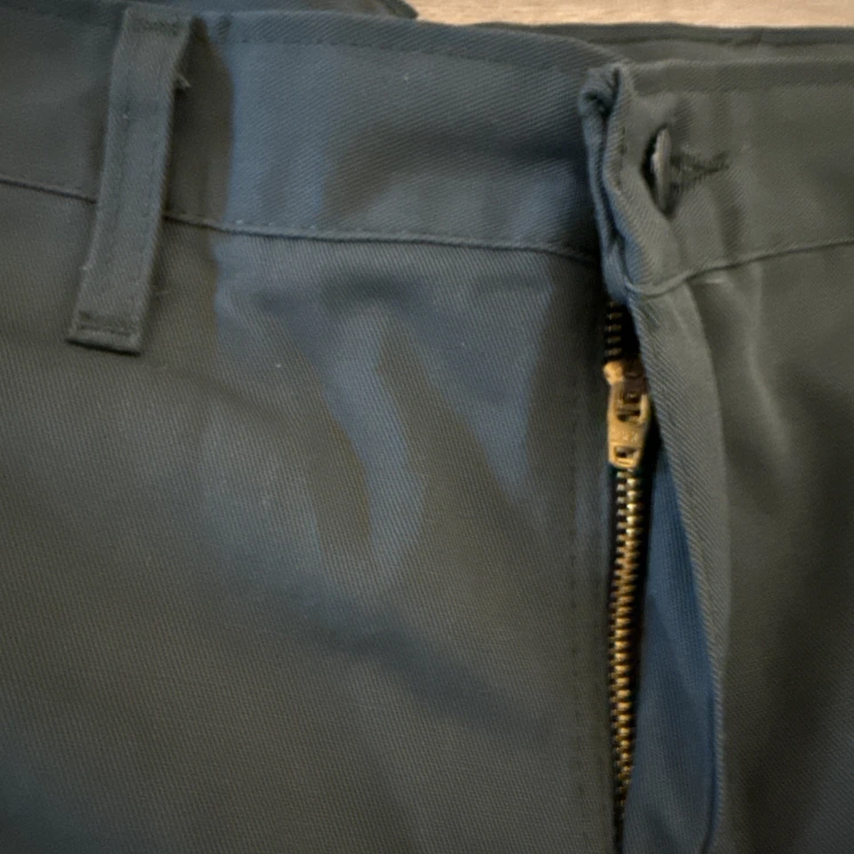 Pantalón de trabajo Red Kap para hombre con inserción elástica verde musgo 31x32 Foto 3 de 4