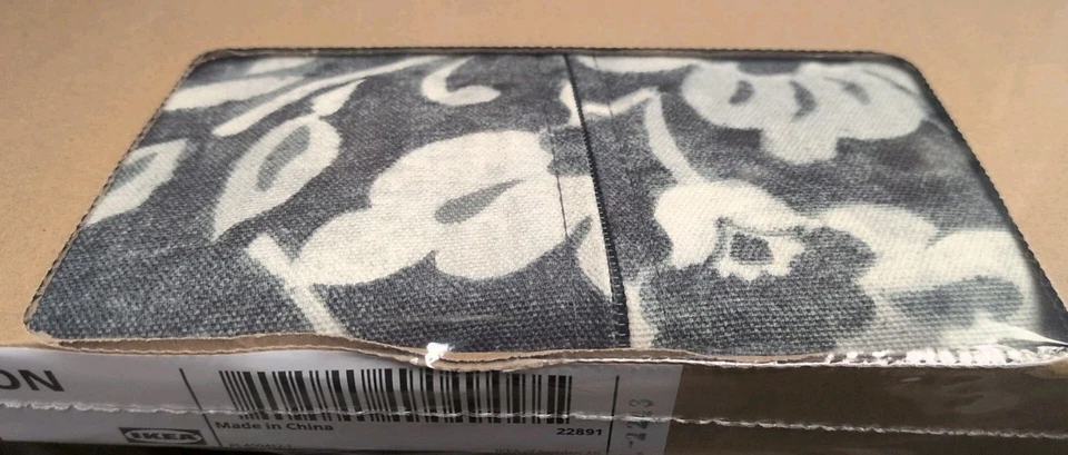 IKEA Bezug Strandmon Sessel Husse Frörum beige anthrazit Blume Ersatzbezug Sofa - Bild 3 von 3