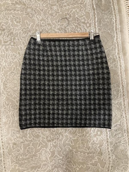Women Moschino Cheap&Chic Skirt Grey Viscose 34