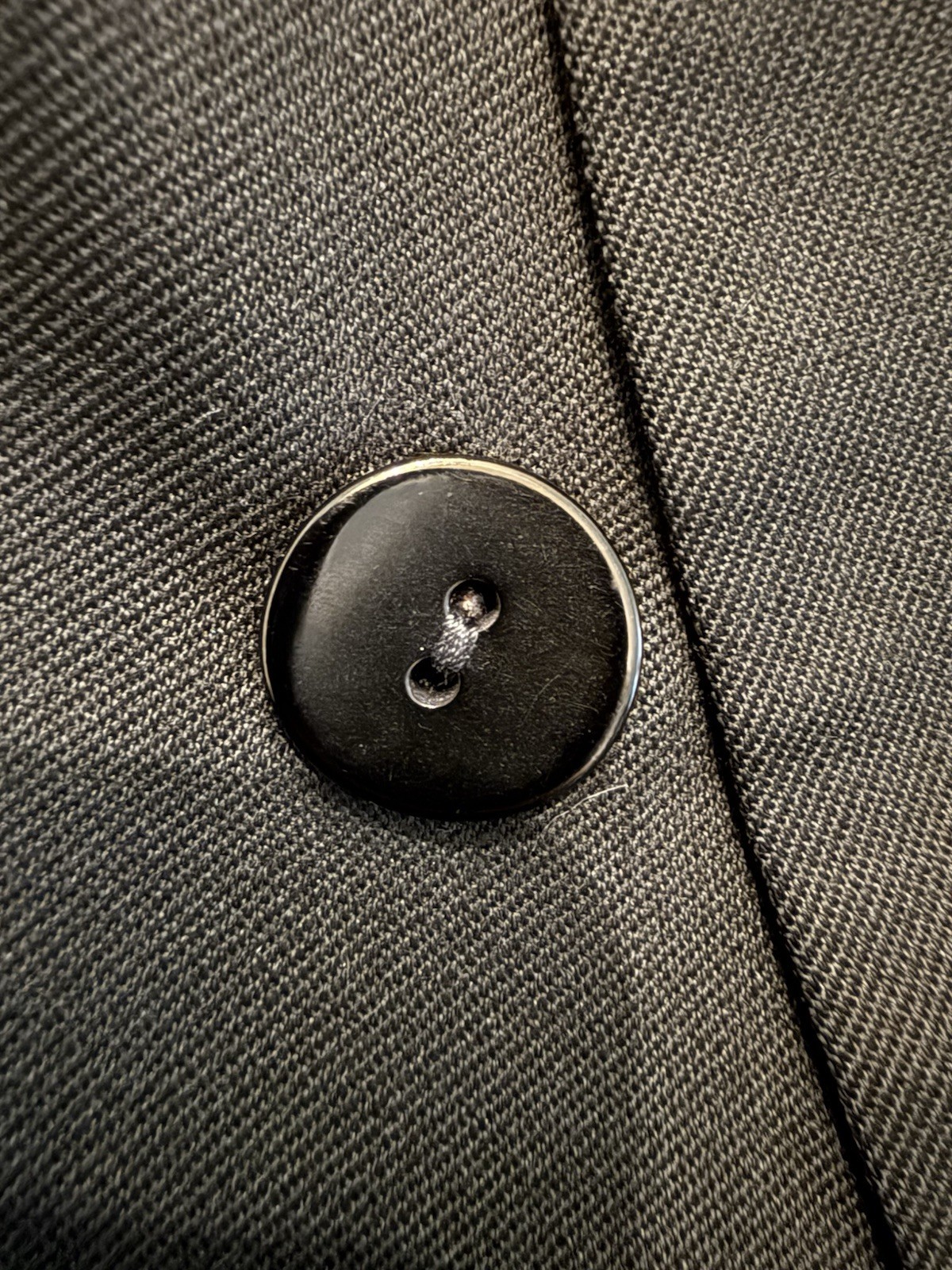 Authentic Pendleton  Black Wool One Button Blazer… - image 2