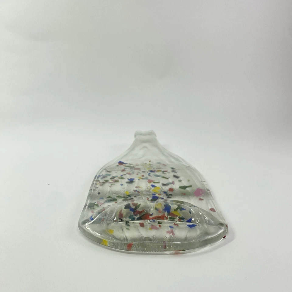 FLAT Glass Bottle Tray - Spoon Rest, Charcuterie, Shot Server, 12” Art Dish #103 - Image 4 of 4