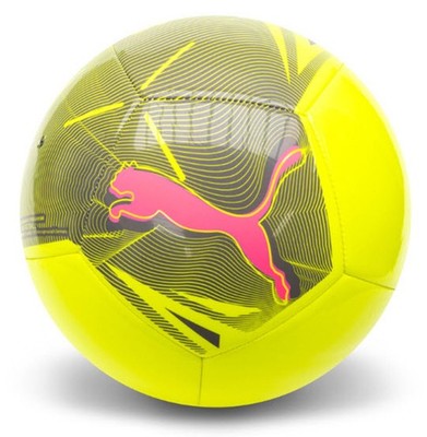 PUMA Big Cat Fußball Ball gelb pink Fußball Training Futsal Fitnessbälle...